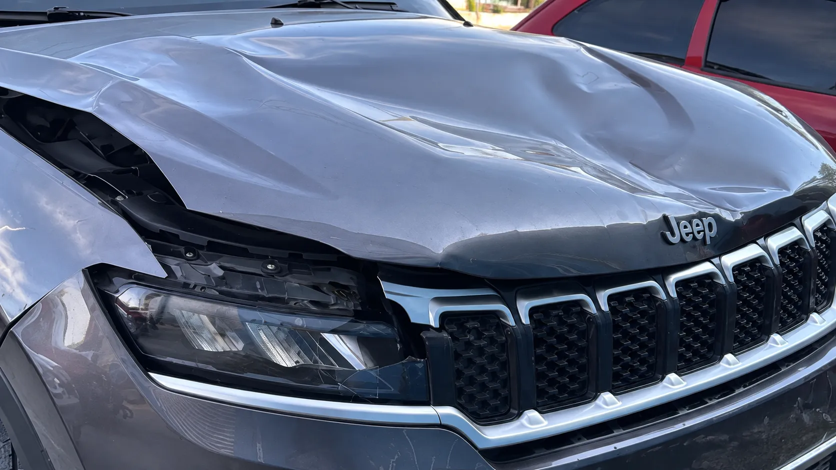 Jeep Compass — Recuperação da Frente - antes